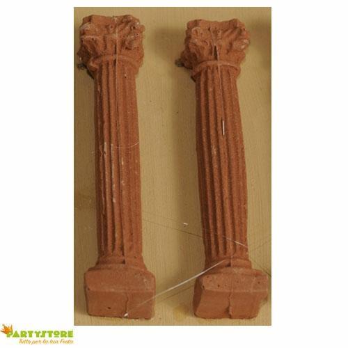 COLONNE IONICHE RESINA COL. TERRAC. 7CM 2PZ