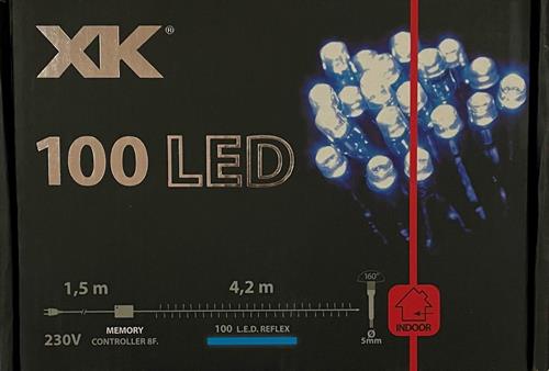 LUCI DI NATALE XK 100 LED BLU