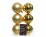 PALLINE DI NATALE ORO 8 CM CONFEZIONE 6 PZ