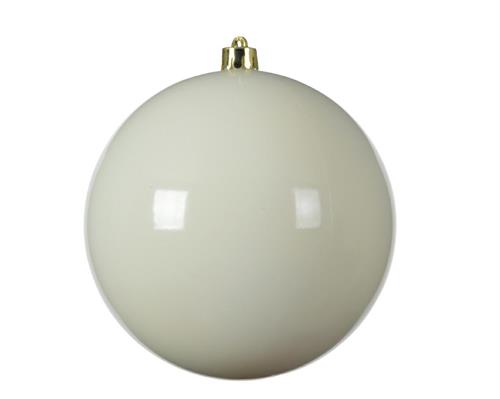 PALLINA DI NATALE BIANCO LANA 14 CM