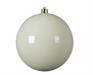 PALLINA DI NATALE BIANCO LANA 14 CM