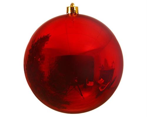 PALLINA DI NATALE ROSSA 25 CM