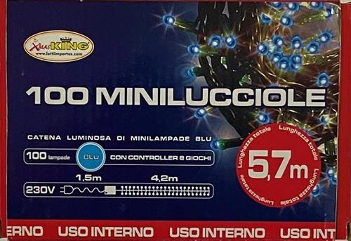 LUCI DI NATALE 100 MINILUCCIOLE BLU