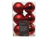 PALLINE DI NATALE ROSSE 6 CM CONFEZIONE 12 PZ