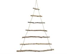 FIGURA ALBERO IN LEGNO INNEVATO 70X90