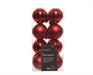 PALLINE DI NATALE ROSSE 4 CM CONFEZIONE 16 PZ