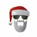 OCCHIALI CON CAPPELLO BARBA BABBO NATALE SANTA CLAUS