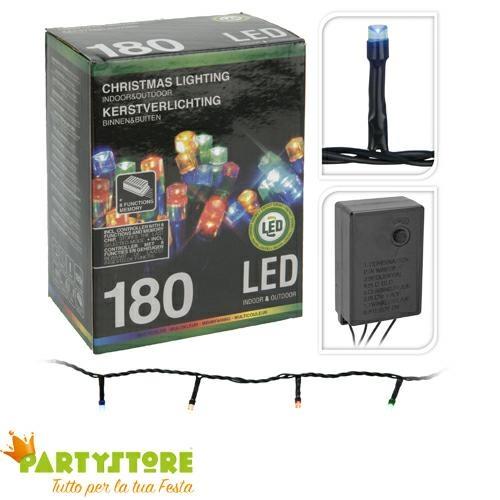 LUCI DI NATALE 180 LED MULTICOLOR