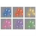 Collana Brilly 10 MicroLED 1,5mm Mix6 Colori Luce Fissa a Batter