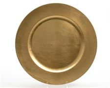 PIATTO DECORATIVO 42 CM ORO PLASTICA