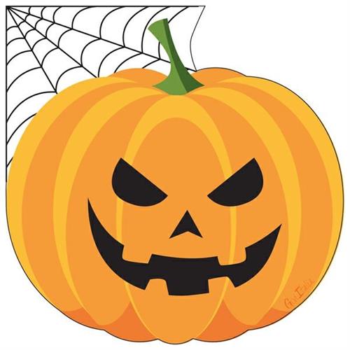 TOVAGLIOLI SAGOMATI ZUCCA HALLOWEEN 33X33 CM 16 PZ