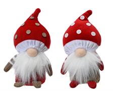 GNOMO CON CAPPELLO ROSSO POIS H.14,6 CM