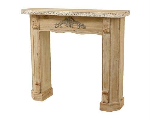 CORNICE CAMINO IN LEGNO DI ABETE H.100X111X29,5 CM