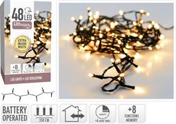 LUCI DI NATALE A BATTERIA 48 LED EXTRACALDO