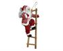 BABBO NATALE CON SCALA H.65X22X24 CM