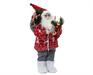 BABBO NATALE CON MAGLIONE ROSSO H.45 CM