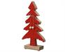 ALBERO IN LEGNO CON BASE ROSSO H.32 CM