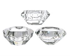 PORTA TEALIGHT FORMA DIAMANTE 7X3,5CM 1 PZ ASSORTITO