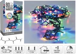 LUCI DI NATALE  80 LED MULTICOLOR