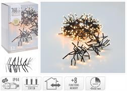 LUCI DI NATALE CLUSTER 768 LED EXTRA CALDO