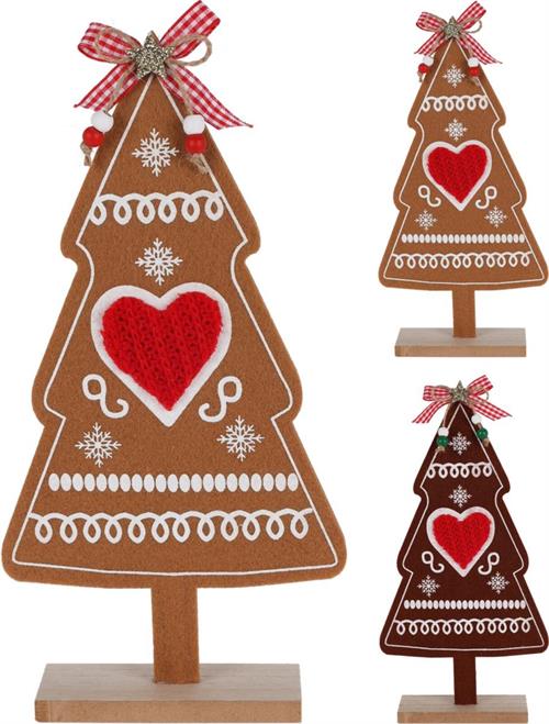 ALBERO COOKIE IN FELTRO 33CM 2ASS