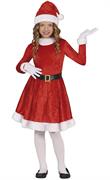 COSTUME MAMMA NATALE BAMBINA 5-6 ANNI