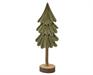 ALBERO IN FELTRO CON BASE IN LEGNO H.23X7X5,5 CM