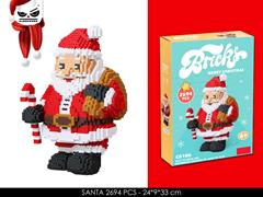 COSTRUZIONE BABBO NATALE XXL 2694 PZ