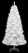 ALBERO DI NATALE 210 CM BIANCO IRIDESCENTE