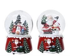 CARILLON PALLA DI NEVE FIGURE NATALIZIE 10 CM 1 PZ ASSORT