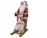 BABBO NATALE CON SLITTINO E SACCO H48X38X21 CM