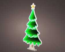 FIGURA LUMINOSA ALBERO DI NATALE 306 LED MULTICOLOR/BIANCO FREDD