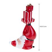 BABBO NATALE CON PACCHI REGALO IN RESINA 30,5 CM