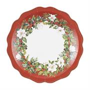 PIATTI BUON NATALE 27 CM 8 PZ