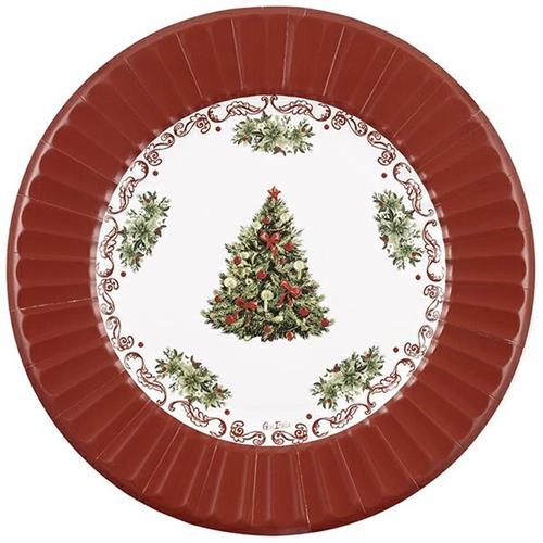 PIATTI CHRISTMAS POTTERY 33 CM 6 PZ