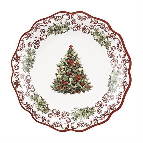 PIATTI CHRISTMAS POTTERY 8 PZ 27 CM