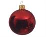 PALLINE DI NATALE ROSSO LUCIDO 8 CM CONFEZIONE 6 PZ