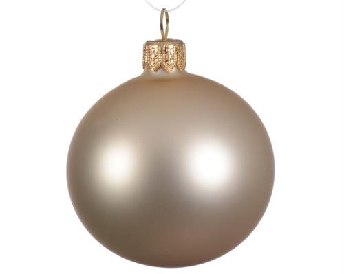 PALLINE DI NATALE PERLA OPACO 8 CM CONFEZIONE 6 PZ