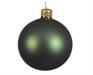 PALLINE DI NATALE VERDE PINO OPACO 8 CM CONFEZIONE 6 PZ