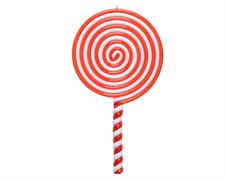 PENDENTE PER ALBERO DI NATALE LOLLIPOP IN PLASTICA