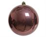 PALLINA DI NATALE ROSA VELVET 14 CM