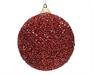 PALLINA DI NATALE ROSSA GLITTER 8 CM