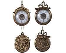 DECORAZIONE OROLOGIO 2 ASS 13 CM