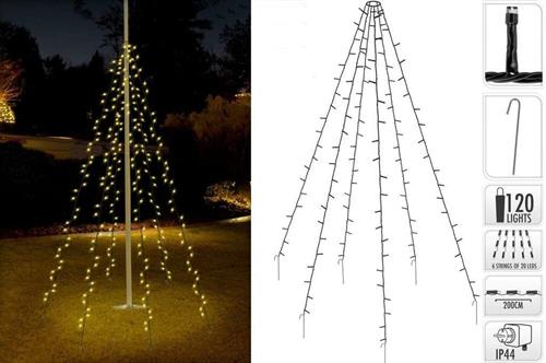 ALBERO LED 120 LED CALDO