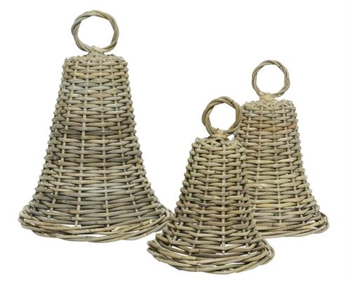 CAMPANA IN RATTAN 29X30 CM