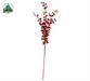 RAMO CON FOGLIE ROSSE GLITTERATO 82 CM