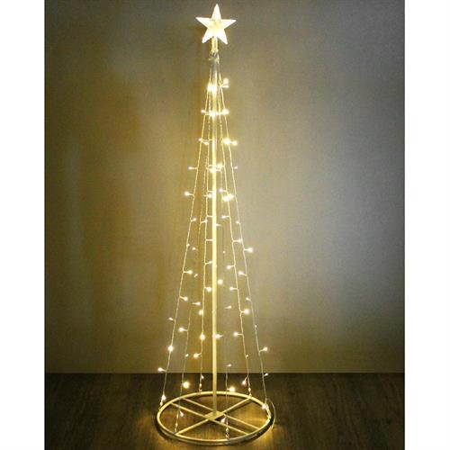 ALBERO METALLO BIANCO 180CM 90 LED