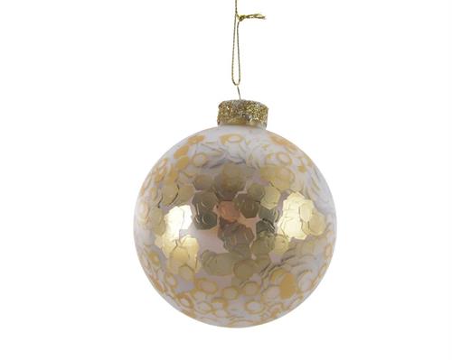 PALLINA PER ALBERO 8CM ORO