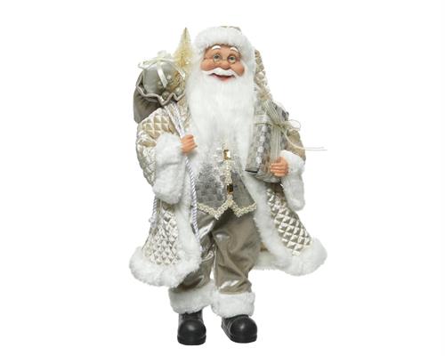 BABBO NATALE 24X14X45CM ARGENTO