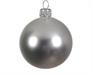 PALLINE DI NATALE ARGENTO OPACO 10 CM CONFEZIONE 4 PZ